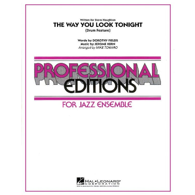 The Way You Look Tonight, Arr. Mark Taylor Stage Band Chart Grade 3-Stage Band chart-Hal Leonard-Engadine Music