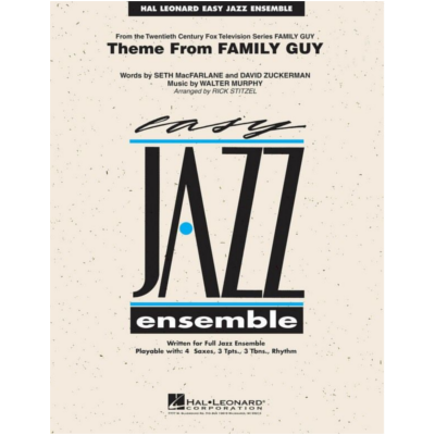 Theme from Family Guy, Arr. Rick Stitzel Stage Band Chart Grade 2-Acoustic Foam-Hal Leonard-Engadine Music