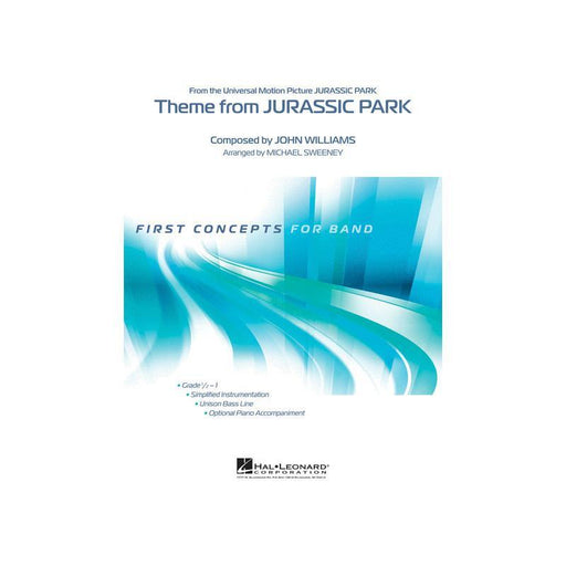 Theme from Jurassic Park, Williams Arr. Michael Sweeney Concert Band Chart Grade 0.5-Concert Band chart-Hal Leonard-Engadine Music
