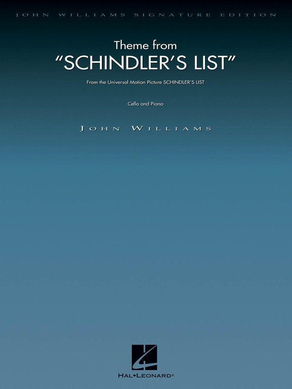 Theme from Schindler's List, Cello & Piano-Strings-Hal Leonard-Engadine Music