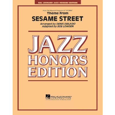 Theme from Sesame Street Arr. Bob Lowden Stage Band Chart Grade 5-Stage Band chart-Hal Leonard-Engadine Music