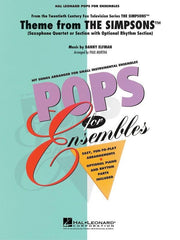 Theme from The Simpsons Arr. Paul Murtha Saxophone Quartet Grade 2.5