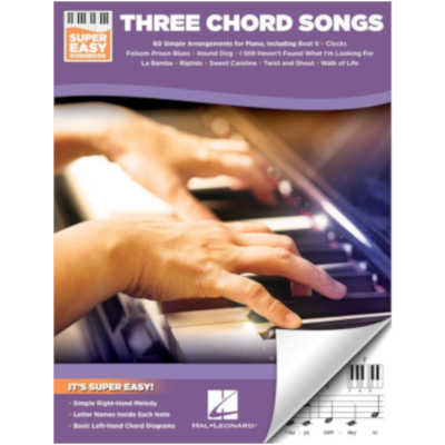 Three Chord Songs - Super Easy Songbook-Piano & Keyboard-Hal Leonard-Engadine Music