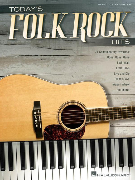 Today's Folk Rock Hits-Songbooks-Hal Leonard-Engadine Music