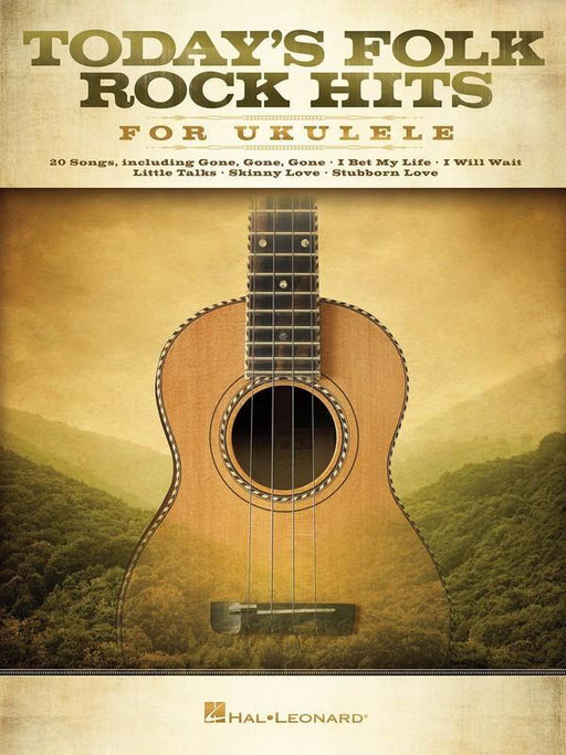 Today's Folk Rock Hits for Ukulele-Songbooks-Hal Leonard-Engadine Music