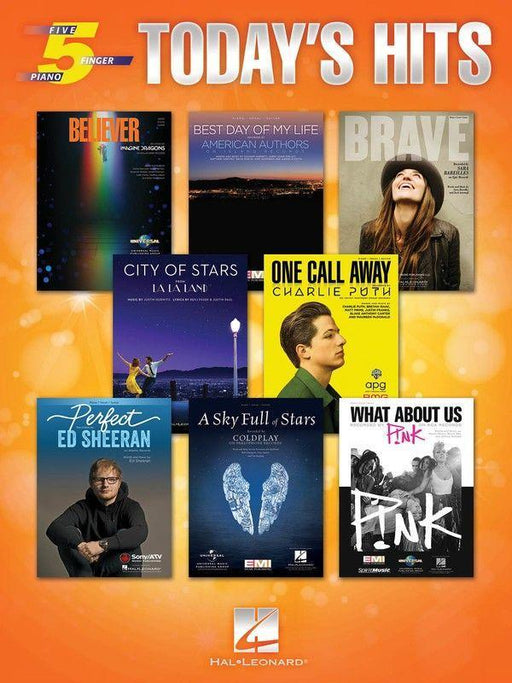 Today's Hits for Five-Finger Piano-Piano & Keyboard-Hal Leonard-Engadine Music