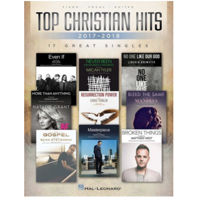 Top Christian Hits of 2017-2018 - Piano, Vocal & Guitar-Piano Vocal & Guitar-Hal Leonard-Engadine Music