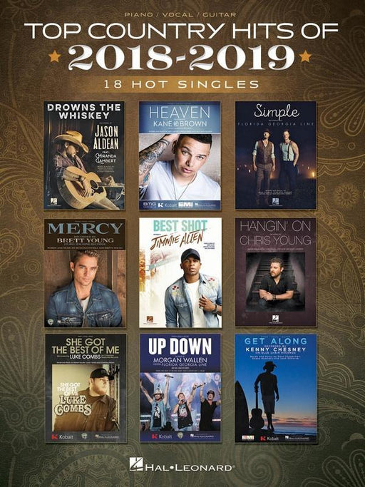 Top Country Hits of 2018-2019, Piano Vocal & Guitar-Piano Vocal & Guitar-Hal Leonard-Engadine Music
