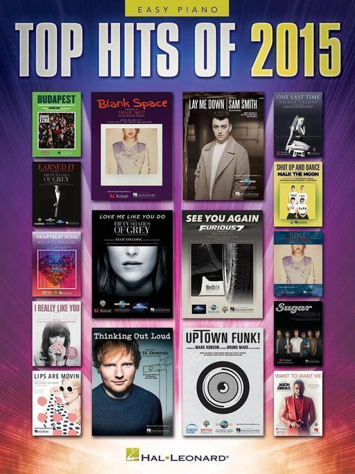 Top Hits of 2015-Songbooks-Hal Leonard-Engadine Music