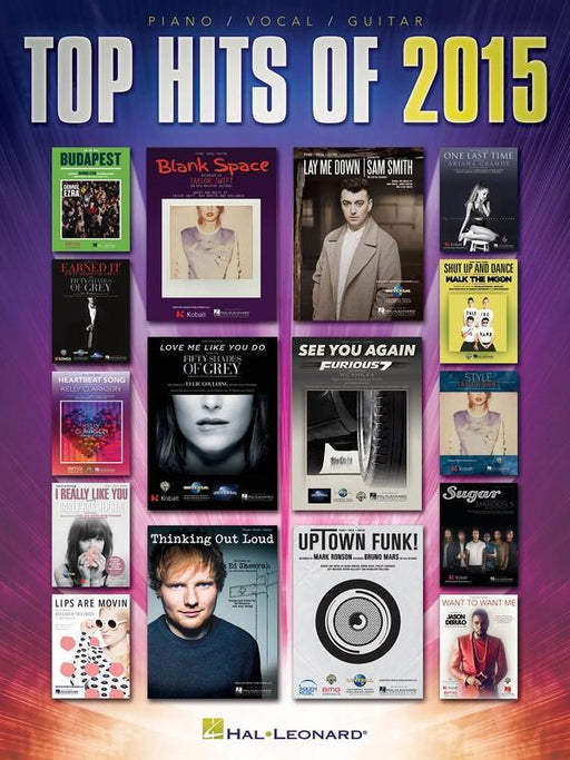 Top Hits of 2015-Songbooks-Hal Leonard-Engadine Music