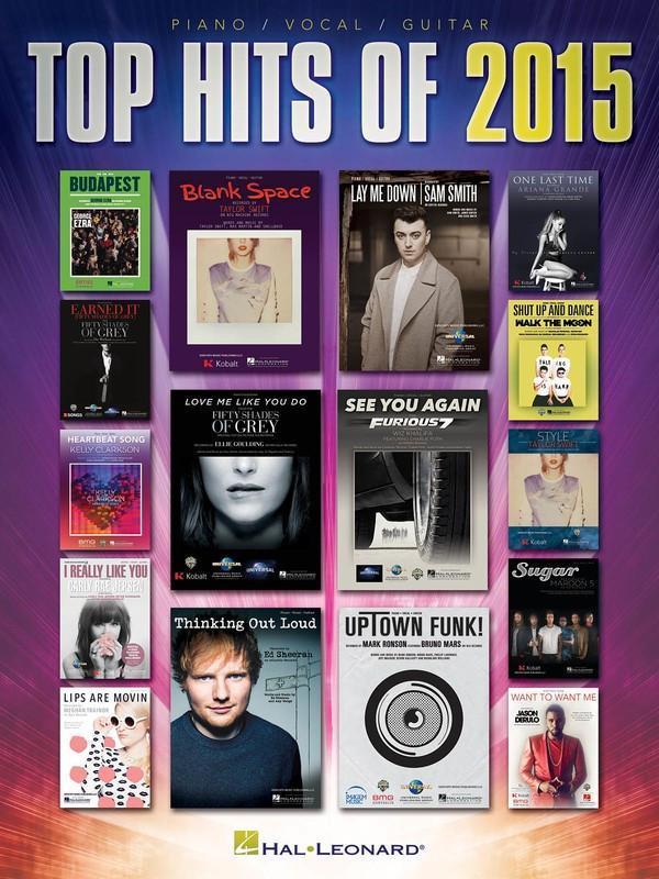 Top Hits of 2015-Songbooks-Hal Leonard-Engadine Music