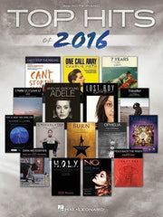 Top Hits of 2016-Songbooks-Hal Leonard-Engadine Music