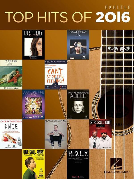 Top Hits of 2016 for Ukulele-Songbooks-Hal Leonard-Engadine Music