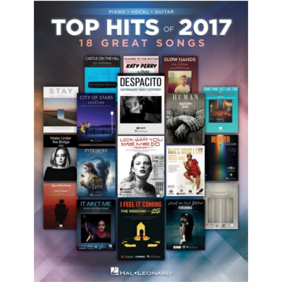 Top Hits of 2017 Piano Vocal & Guitar-Piano Vocal & Guitar-Hal Leonard-Engadine Music