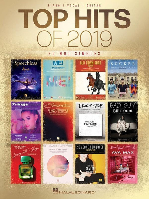 Top Hits of 2019, Piano Vocal & Guitar-Piano Vocal & Guitar-Hal Leonard-Engadine Music
