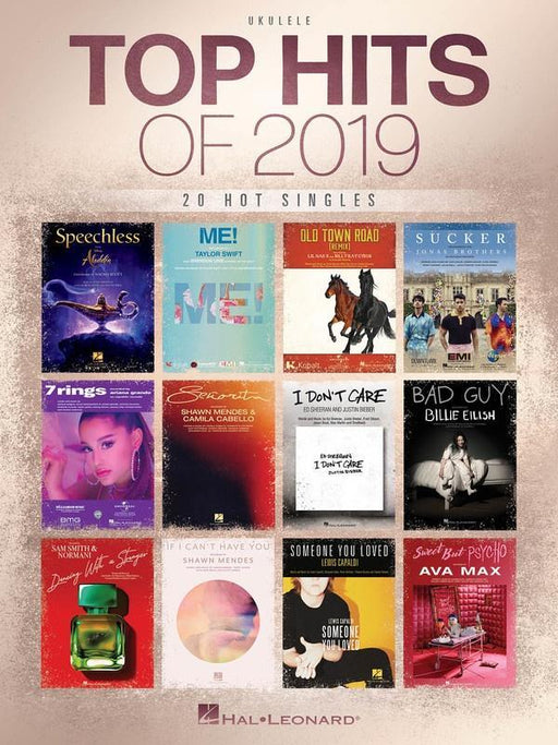 Top Hits of 2019, Ukulele-Ukulele Songbook-Hal Leonard-Engadine Music