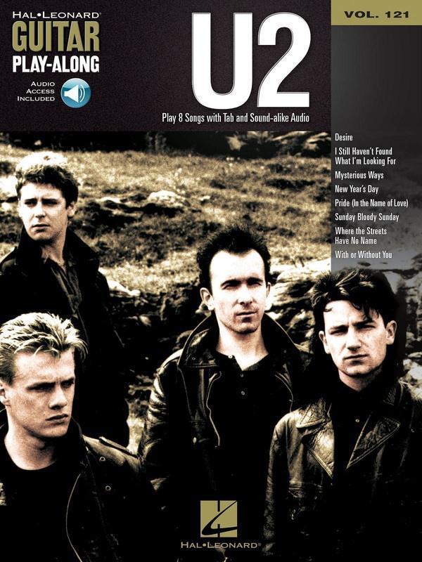 U2, Guitar Play-Along Volume 121-Guitar & Folk-Hal Leonard-Engadine Music