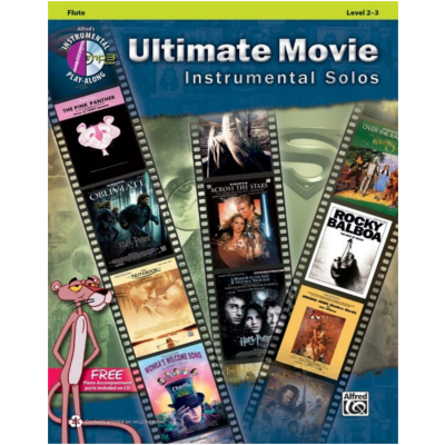 Ultimate Movie Instrumental Solos - Flute Bk/CD-Woodwind-Alfred-Engadine Music