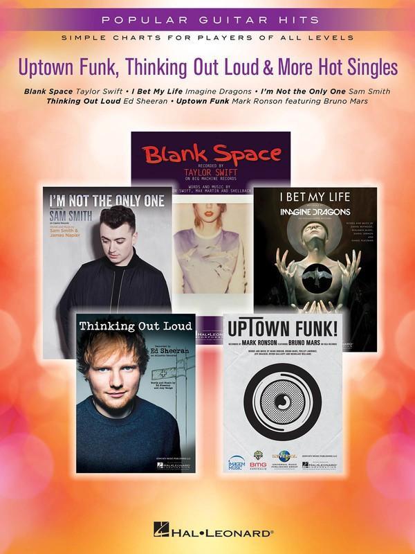 Uptown Funk, Thinking Out Loud & More Hot Singles-Songbooks-Hal Leonard-Engadine Music