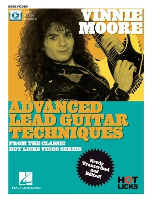 VINNIE MOORE - ADVANCED LEAD GUITAR TECHNIQUES BK/OLV