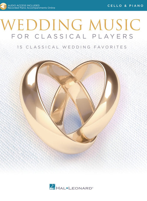 Wedding Music for Classical Players - Cello and Piano-Strings-Hal Leonard-Engadine Music