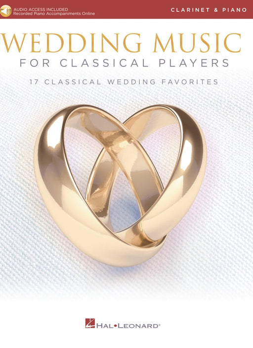 Wedding Music for Classical Players - Clarinet and Piano-Woodwind-Hal Leonard-Engadine Music