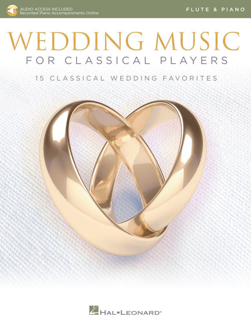 Wedding Music for Classical Players - Flute and Piano-Woodwind-Hal Leonard-Engadine Music