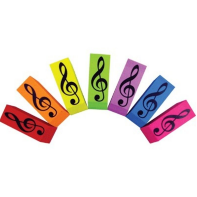 Wedge Eraser Assorted Colours-Stationery-Engadine Music-Engadine Music