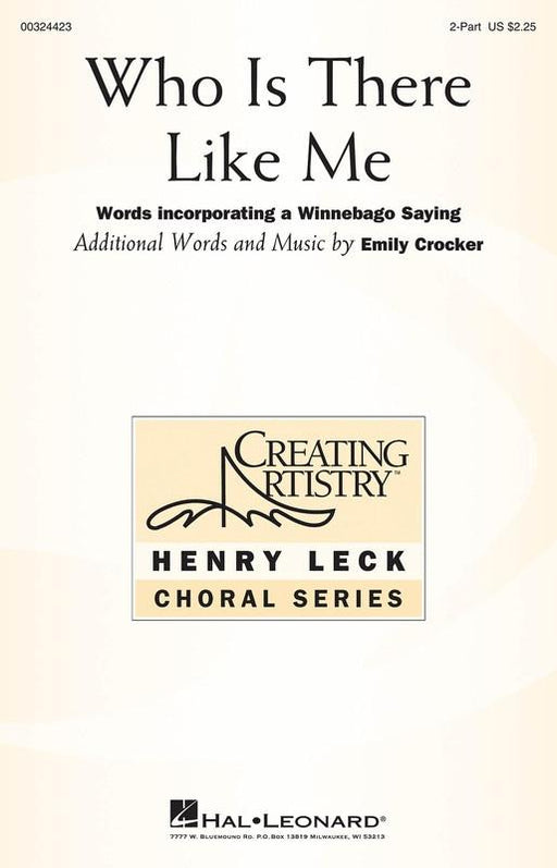 Who Is There Like Me, Emily Crocker 2-Part Choral