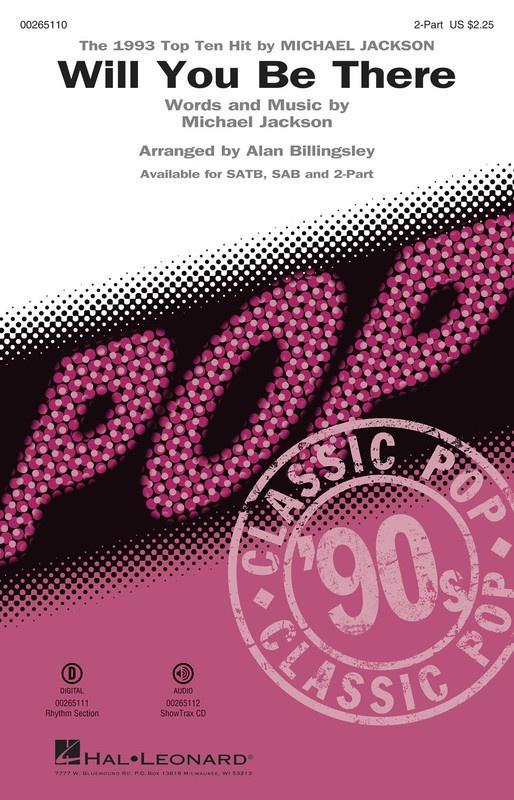 Will You Be There, Michael Jackson Arr. Alan Billingsley Choral-Choral-Hal Leonard-2 Part-Engadine Music