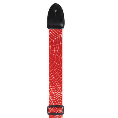 XTR 2'  Red Poly Guitar Strap Red Web - Engadine Music Store