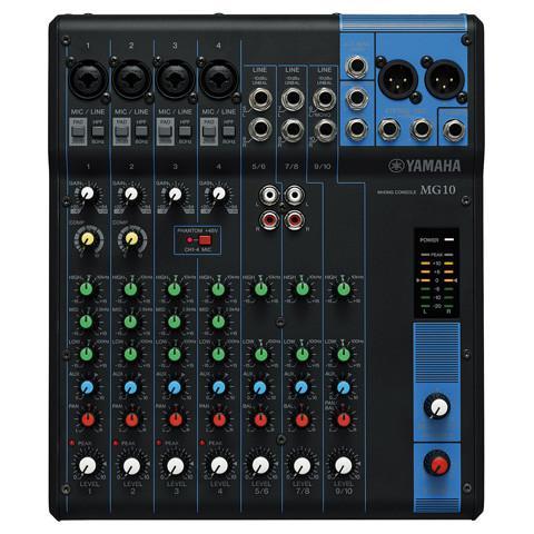 Yamaha MG10 10-Channel Mixing Console-Mixing Desk-Yamaha-Engadine Music