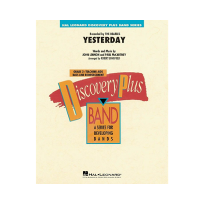 Yesterday, The Beatles Arr. Robert Longfield Concert Band Chart Grade 2-Concert Band Chart-Hal Leonard-Engadine Music
