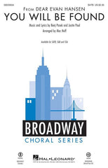 You Will Be Found (from Dear Evan Hansen), Pasek & Paul Arr. Mac Huff Choral Showtrax CD-Choral-Hal Leonard-Engadine Music