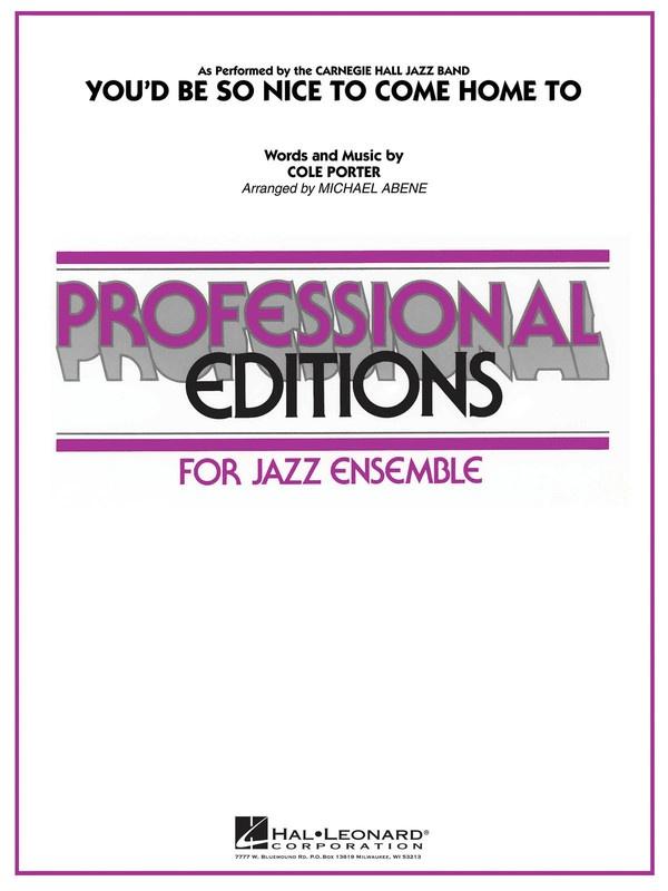You'd Be So Nice to Come Home To, Cole Porter Arr. Michael Abene Stage Band Grade 5-Stage Band chart-Hal Leonard-Engadine Music