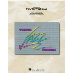 You're Welcome (from Moana), Arr. John Wasson Stage Band Chart Grade 3-Stage Band chart-Hal Leonard-Engadine Music