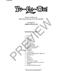 Yu-Gi-Oh! Arr. Adrian Hallam Concert Band Grade 1.5-Concert Band-Thorp Music-Engadine Music